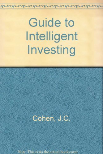 Beispielbild fr Guide to Intelligent Investing zum Verkauf von Better World Books