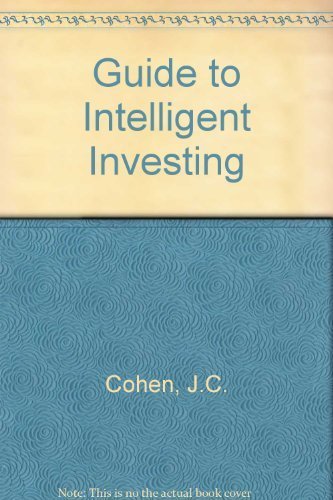 Imagen de archivo de Guide To Intelligent Investing a la venta por SecondSale