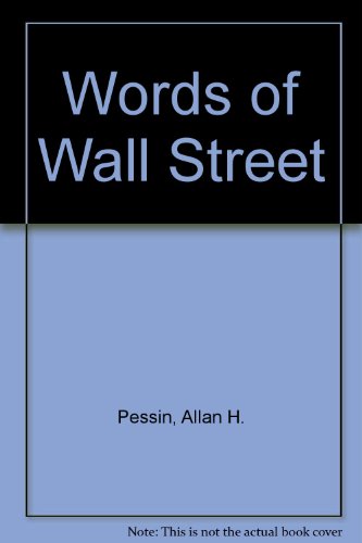 9780870944178: Words of Wall Street