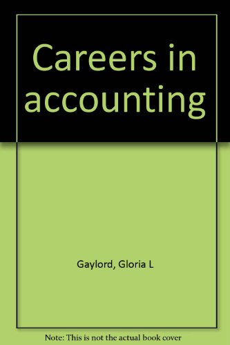 9780870944338: Careers in accounting
