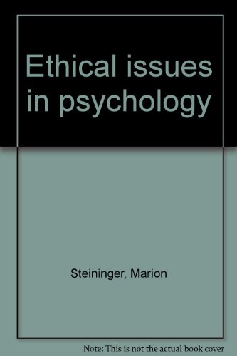 Stock image for Ethical issues in psychology for sale by ThriftBooks-Atlanta