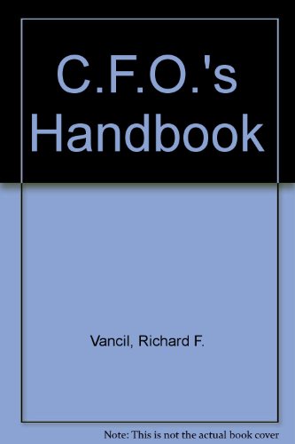 Beispielbild fr The CFO's Handbook zum Verkauf von Better World Books