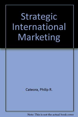 Stock image for Strategic International Marketing for sale by ThriftBooks-Atlanta