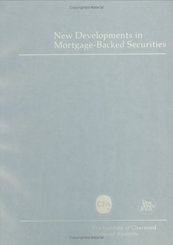 9780870946776: New Developments in Mortgage-Backed Securities