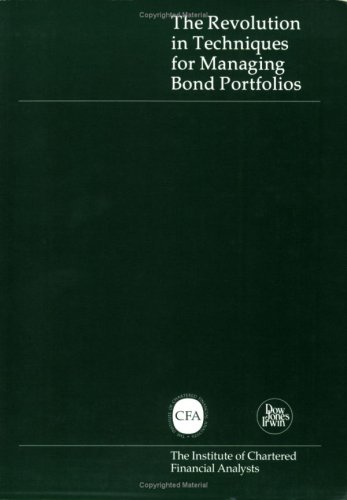 Stock image for The Revolution in Techniques for Managing Bond Portfolios (Conference Proceedings) (New York, NY, February 1983 and San Francisco, CA, March 1983) for sale by Revaluation Books