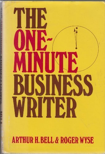 Stock image for The One-Minute Business Writer for sale by Wonder Book