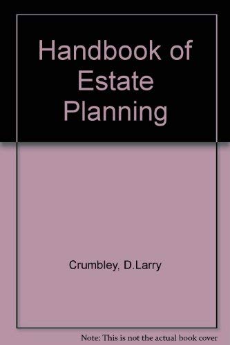 Beispielbild fr Handbook of Estate Planning zum Verkauf von Wonder Book
