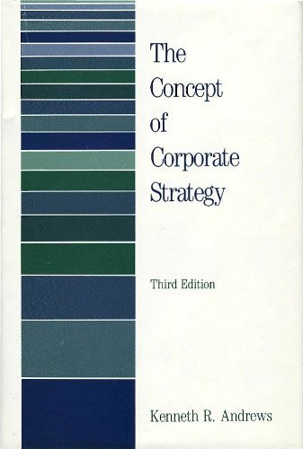 9780870949838: The Concept of Corporate Strategy
