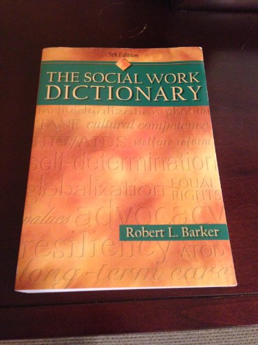 9780871013552: The Social Work Dictionary