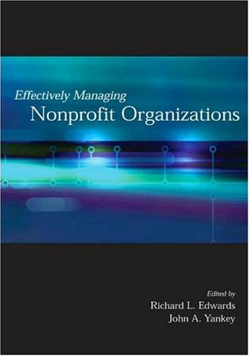 Stock image for Effectively Managing Nonprofit Organizations for sale by SecondSale