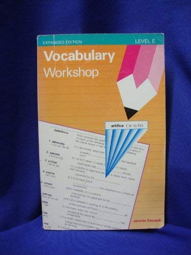 Stock image for Vocabulary Workshop (Level E) for sale by Wonder Book