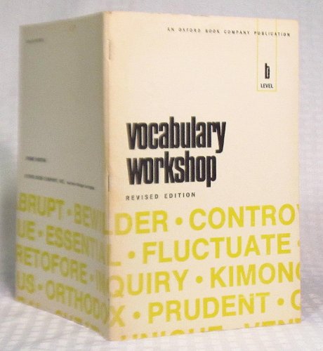 Stock image for Vocabulary Workshop - Revised Edition - Level B for sale by dsmbooks