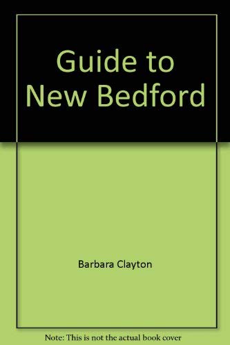 Stock image for Guide to New Bedford for sale by SecondSale