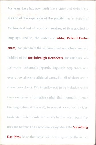 Imagen de archivo de Breakthrough fictioneers;: An anthology a la venta por ThriftBooks-Dallas
