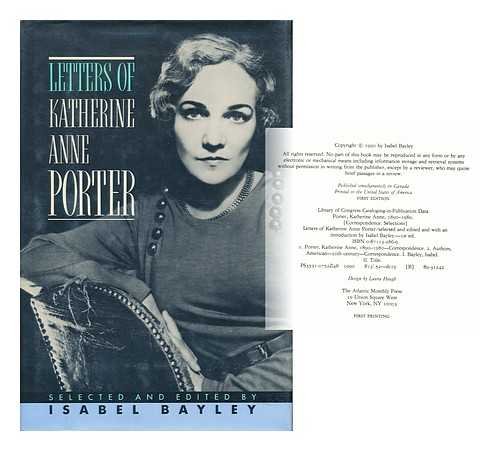 Stock image for Letters of Katherine Anne Porter for sale by Books of the Smoky Mountains