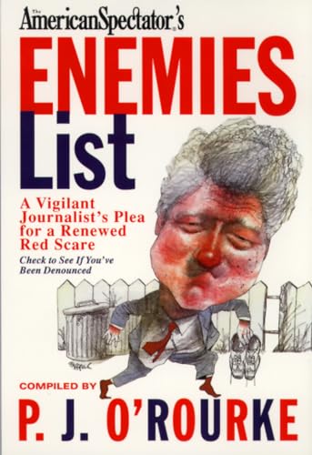 9780871136329: American Spectator's Enemies List: A Vigilant Journalist's Plea for a Renewed Red Scare