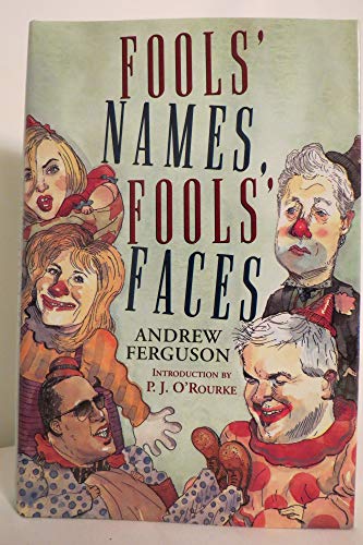 Beispielbild fr Fools' Names, Fools' Faces zum Verkauf von Better World Books