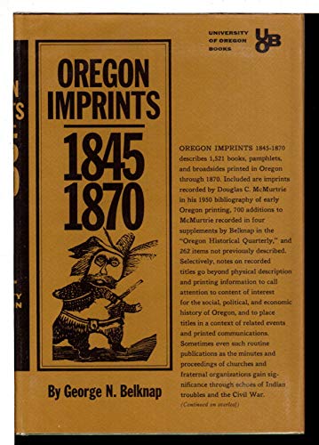 9780871140197: Oregon imprints. 1845-1870.