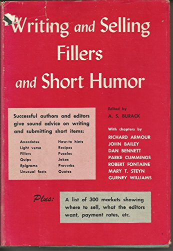 Imagen de archivo de Writing and Selling Fillers and Short Humor a la venta por ThriftBooks-Dallas