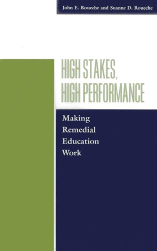 Beispielbild fr High Stakes, High Performance : Making Remedial Education zum Verkauf von Better World Books