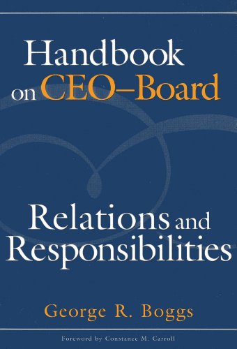 Beispielbild fr Handbook on CEO-Board Relations and Responsibilities zum Verkauf von Wonder Book