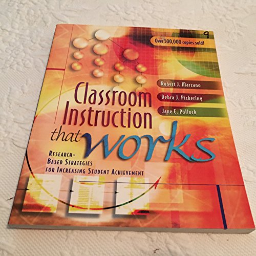 9780871205049: Classroom Instruction That Works: Research-Based Strategies for Increasing Student Achievement