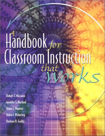 Beispielbild fr A Handbook for Classroom Instruction That Works zum Verkauf von BooksRun