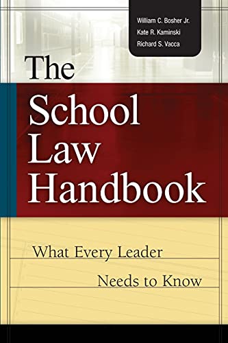 Beispielbild fr The School Law Handbook : What Every Leader Needs to Know zum Verkauf von Better World Books