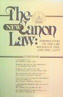 9780871250766: New Canon Law: Perspectives on the Law, Religious Life and the Laity
