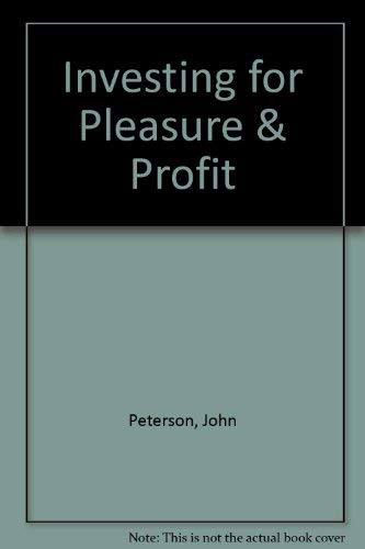 Stock image for Investing for pleasure and profit for sale by Wonder Book