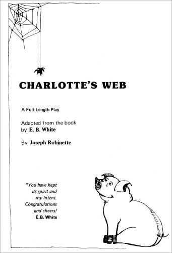 Stock image for Charlotte's Web (Play Format) for sale by HPB-Ruby