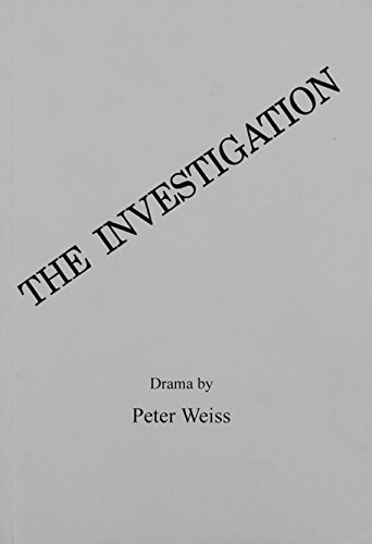 Imagen de archivo de Investigation a la venta por Front Cover Books