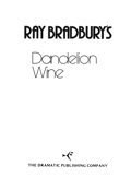Beispielbild fr Dandelion Wine zum Verkauf von Wonder Book