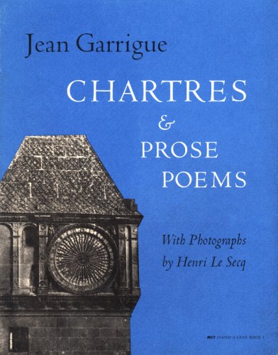 Beispielbild fr Chartre and Prose Poems zum Verkauf von Chaparral Books