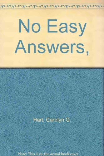 No Easy Answers, (9780871310781) by Hart, Carolyn G.