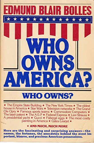 Beispielbild fr Who Owns America? zum Verkauf von Better World Books Ltd