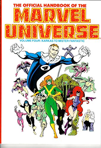 Beispielbild fr The Official Handbook of the Marvel Universe: Karkas to Mister Fantastic zum Verkauf von HPB-Diamond