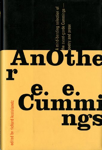 Stock image for AnOther E. E. Cummings for sale by Half Price Books Inc.