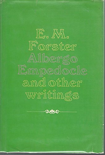 Stock image for Albergo Empedocle and Other Early Writings for sale by Ken's Book Haven