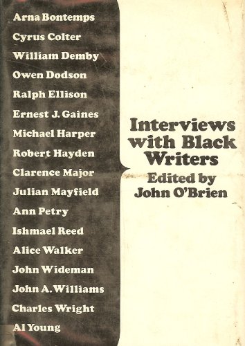 Beispielbild fr Interviews With Black Writers zum Verkauf von Better World Books