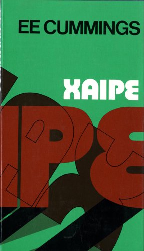 Beispielbild fr XAIPE (Cummings Typescript Editions) zum Verkauf von Southern Maryland Books