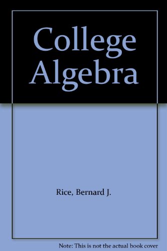 Stock image for College Algebra for sale by Mispah books