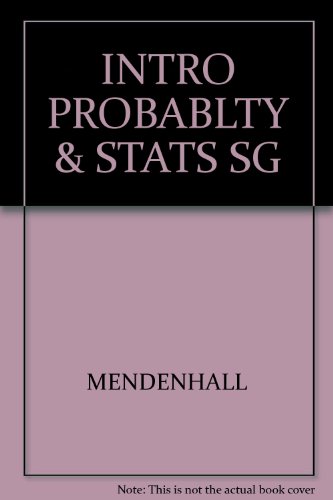 9780871500502: Intro Probablty & Stats Sg