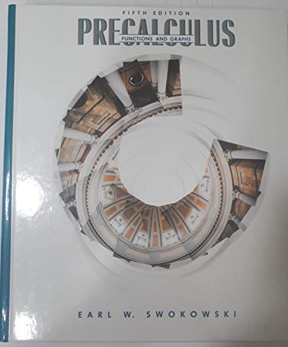 9780871500601: Precalculus: Functions and graphs