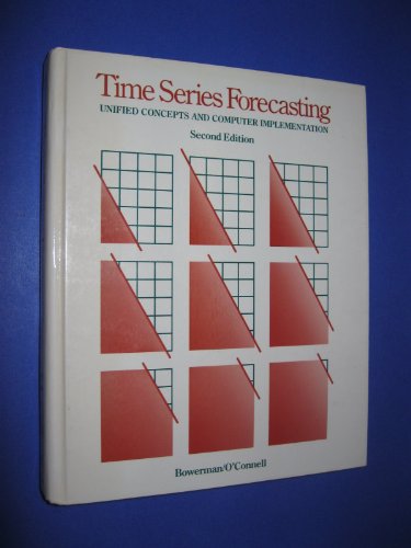Stock image for Time series forecasting: Unified concepts and computer implementation for sale by Wonder Book