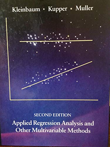Beispielbild fr Applied Regression Analysis and Other Multivariable Methods zum Verkauf von Wonder Book