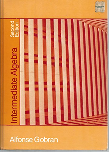 Stock image for Intermediate Algebra, 2nd Edition for sale by SecondSale