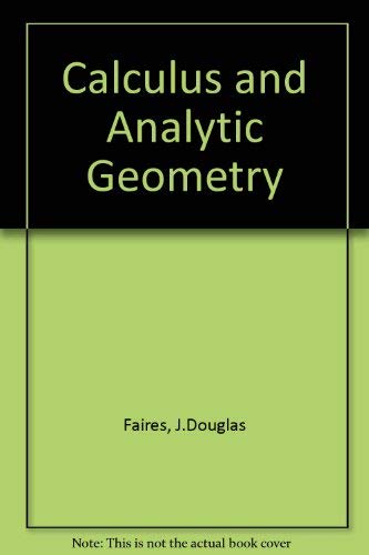 Stock image for Calculus and analytic geometry for sale by Jenson Books Inc