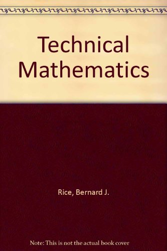 Stock image for Technical mathematics for sale by HPB-Ruby