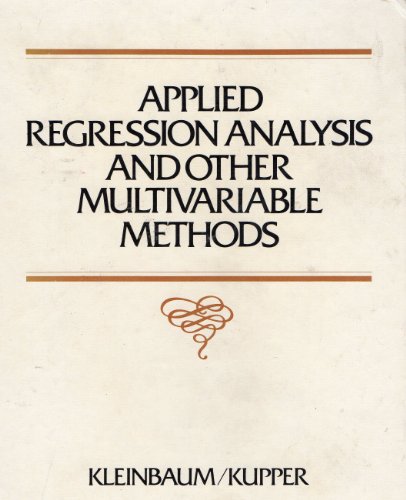 Beispielbild fr Applied Regression Analysis and Other Multivariate Methods zum Verkauf von Better World Books